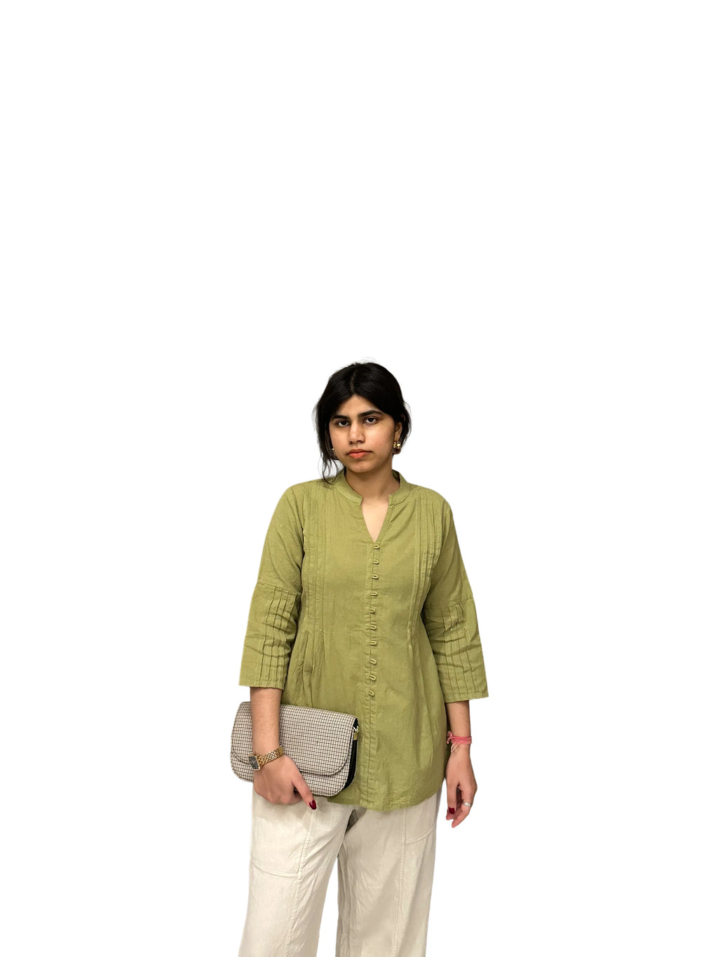 Pintuck Top