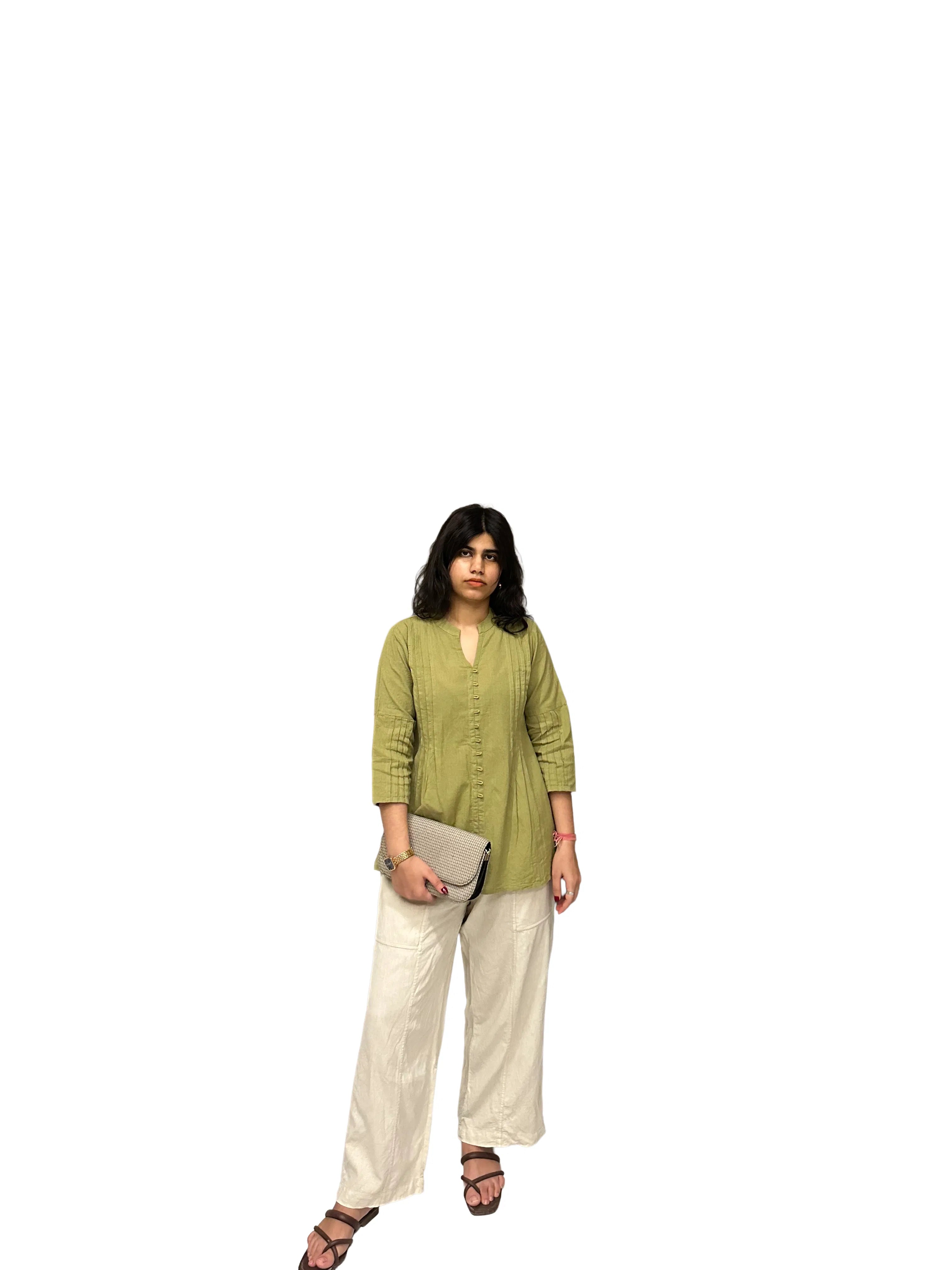 Pintuck Top