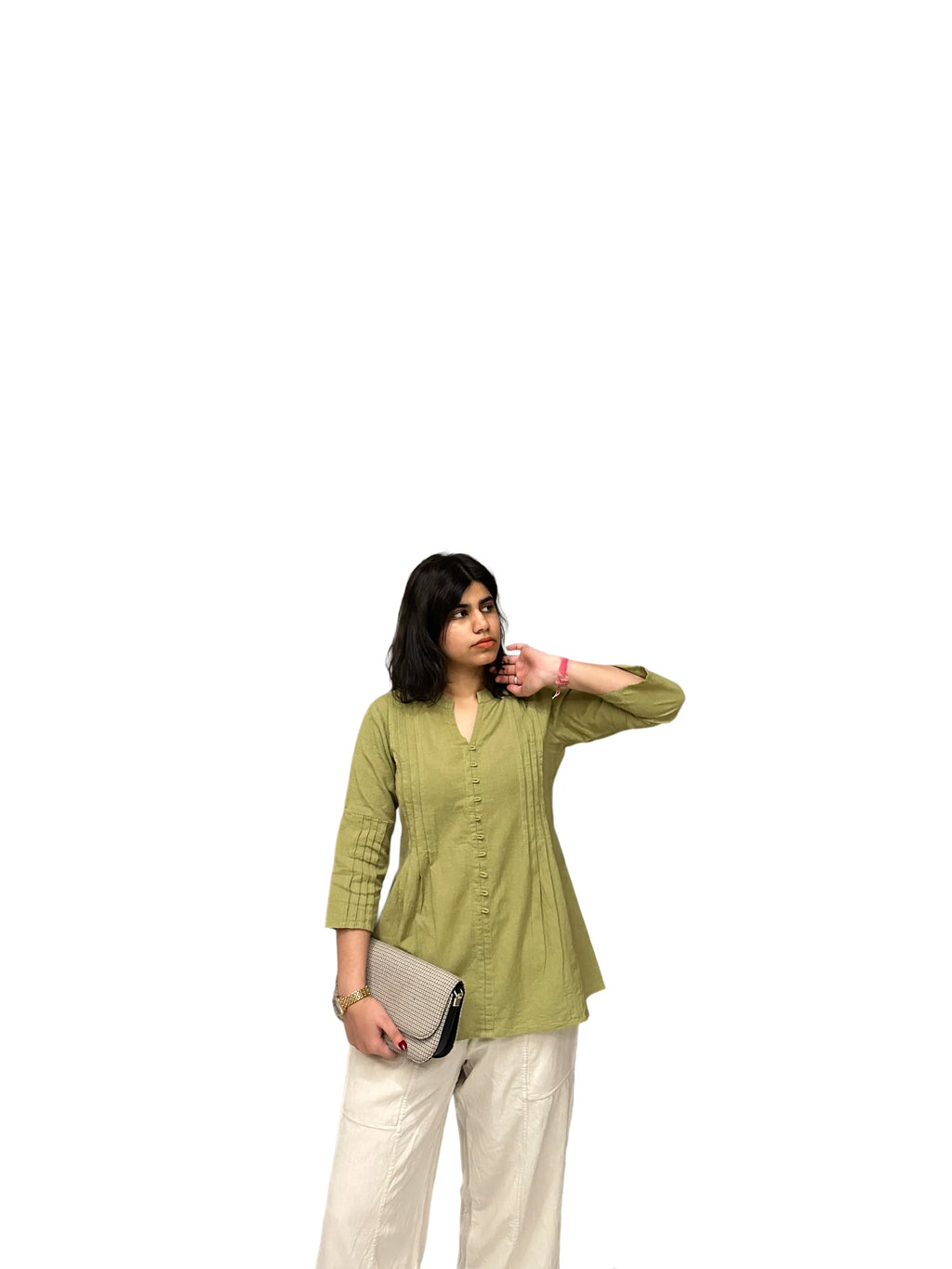 Pintuck Top