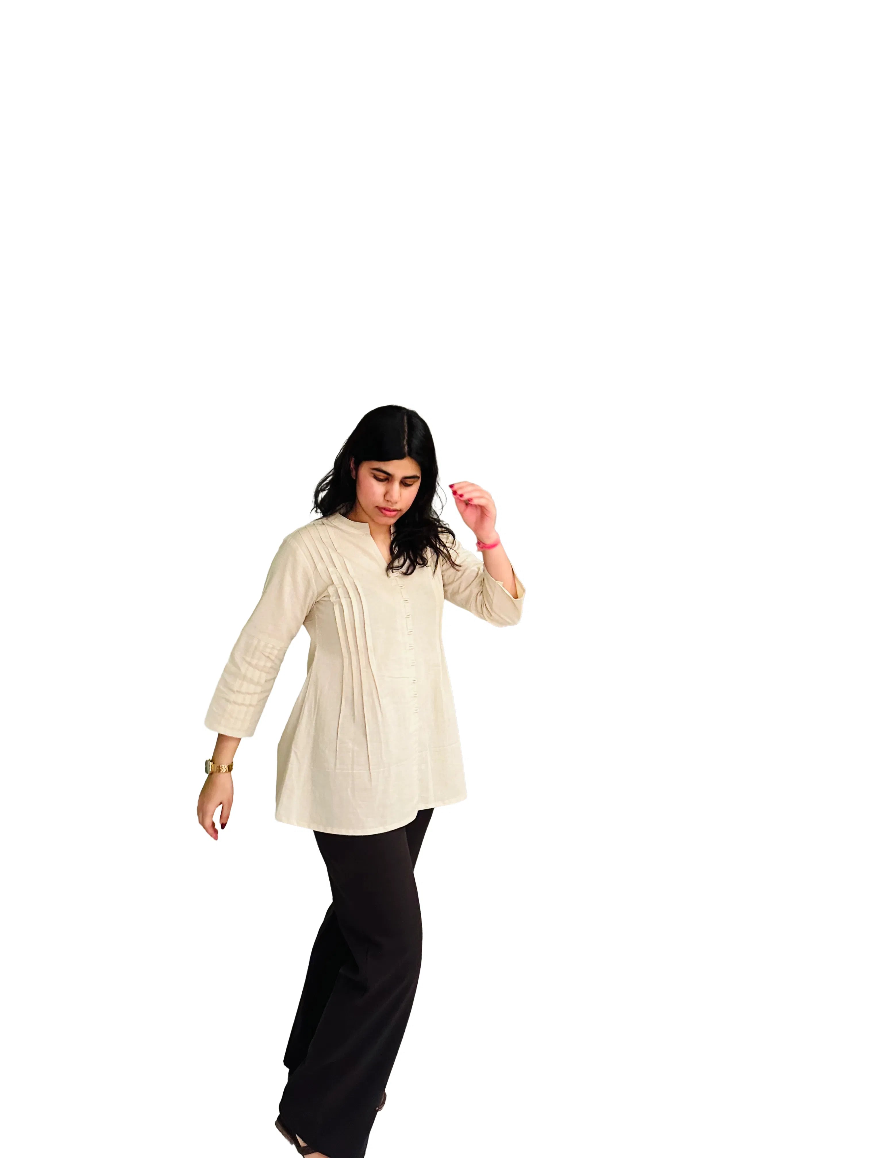 Pintuck Top
