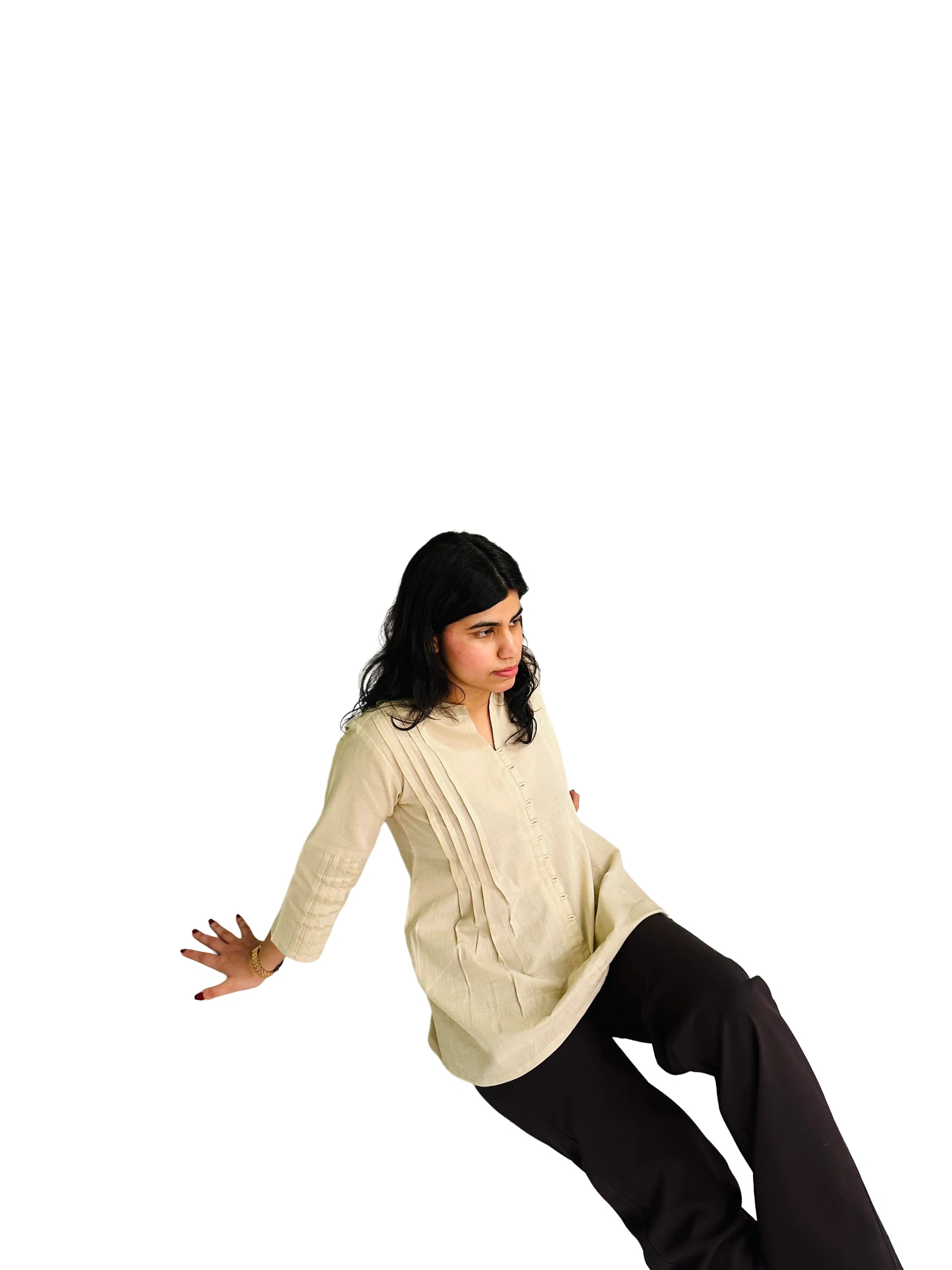 Pintuck Top