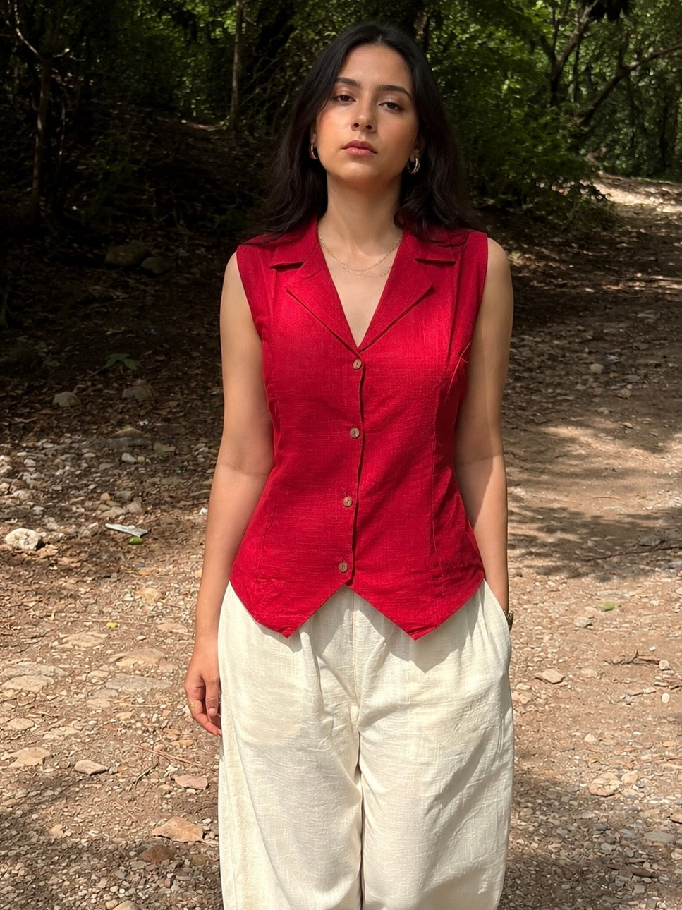 In her Prime Vest